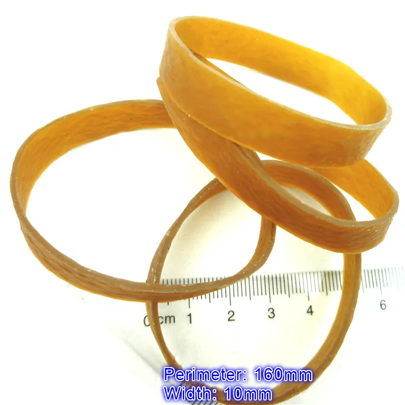 Rubber Band Natural Rubber Ring Apron Latex Ring Sealing Belay Packaging Resistance To High Temperature 160*10mm 190 Pcs