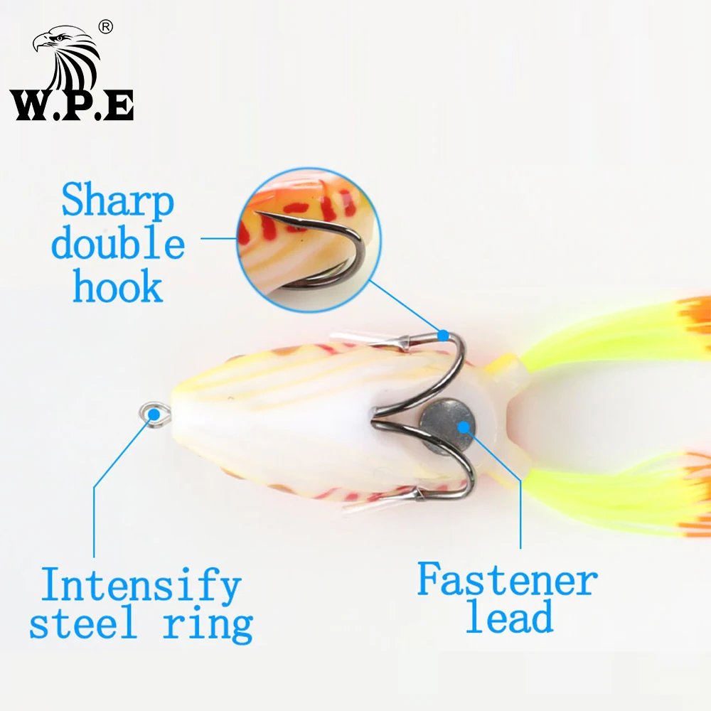 Señuelo Crankbait W.P.E – Pececillo para pesca deportiva en agua salada y dulce - imagen 5