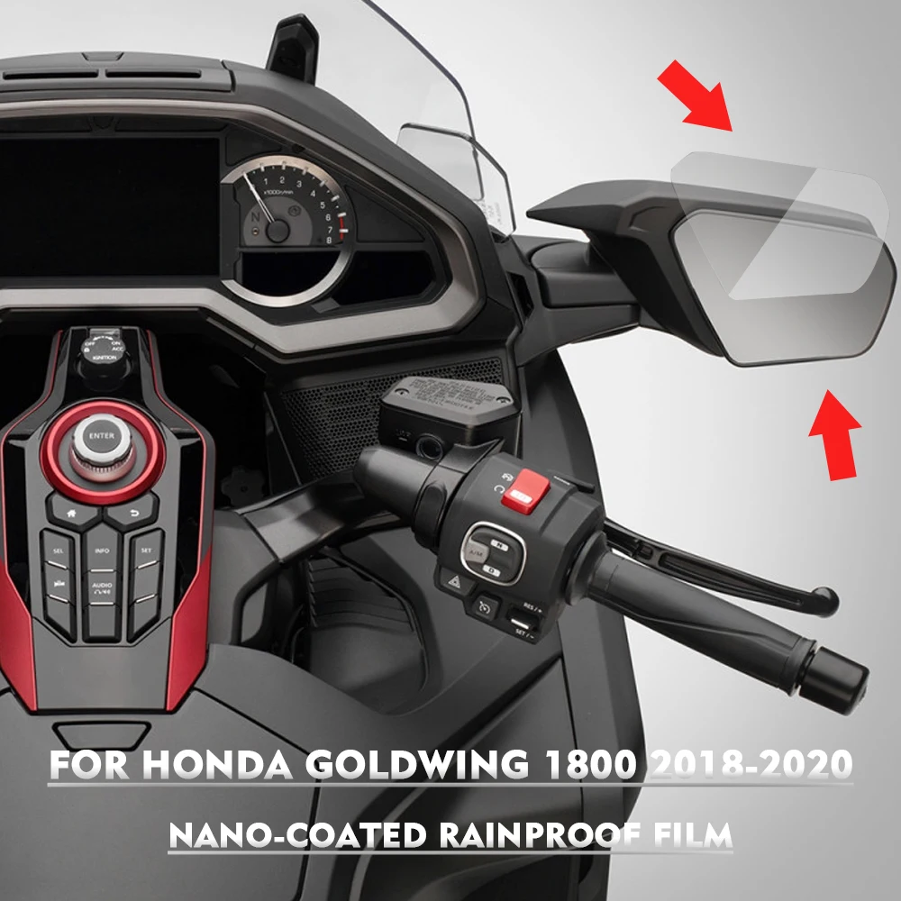 Rearview Mirror  Waterproof Film Rainproof Film Protective Rain Proof Anti Fog For HONDA GOLDWING 1800 GL1800 GL 1800 2018-2020