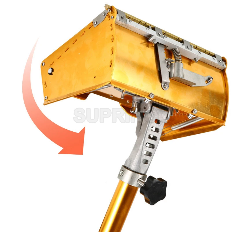 Imagem -04 - Drywall Flat Box com Skimming Blade Conjunto Ferramentas Mestras Práticas Ferramenta de Alisamento de Drywall Caixa Plana de Reboco Caixa de Gesso