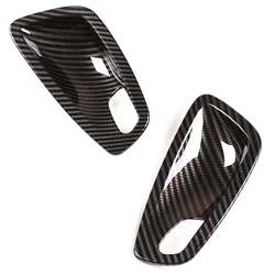Carbon Fiber Style Door Handle Cover ABS plastic For BMW 1 Series 2 Door E81 E82 E87 E88 2007-2011 (Carbon Fiber)