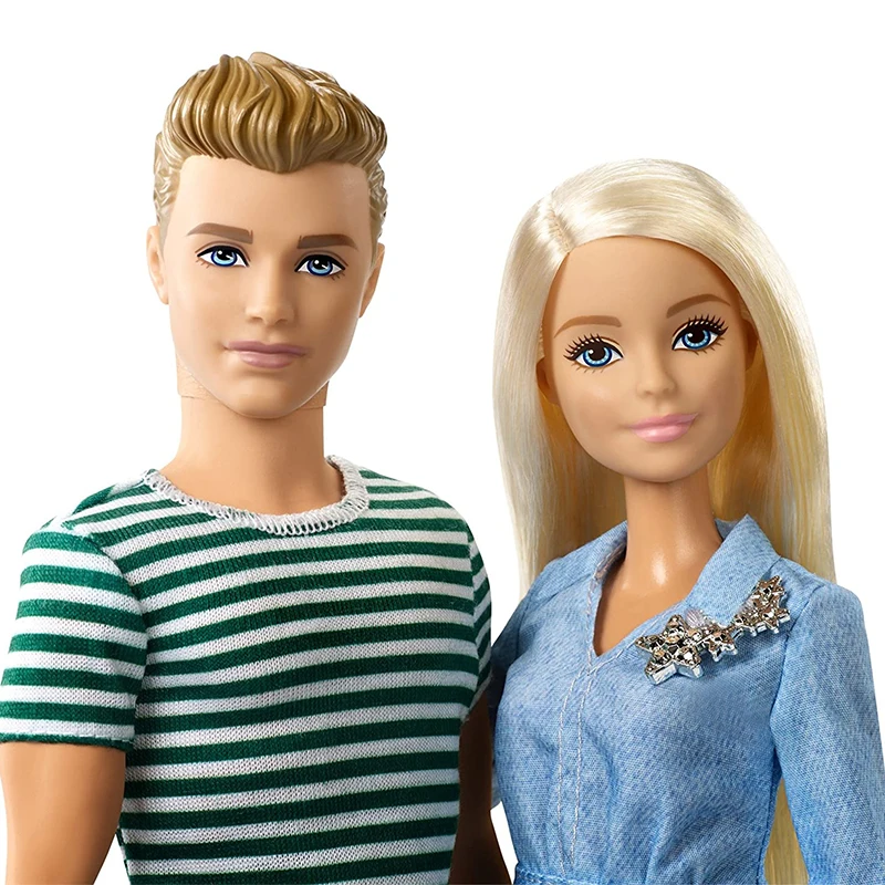Barbie and Ken Fashion Couple Doll Set for Girls