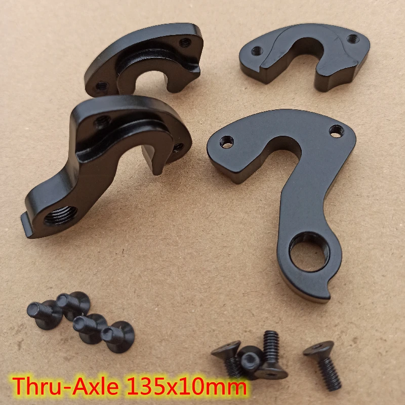 1pc cadre en carbone de vélo 135x10mm crochet pour TRINX OEM vélo appellation à travers dégagement rapide FR-216 FR-501 mech décrochage dérailleur cintres