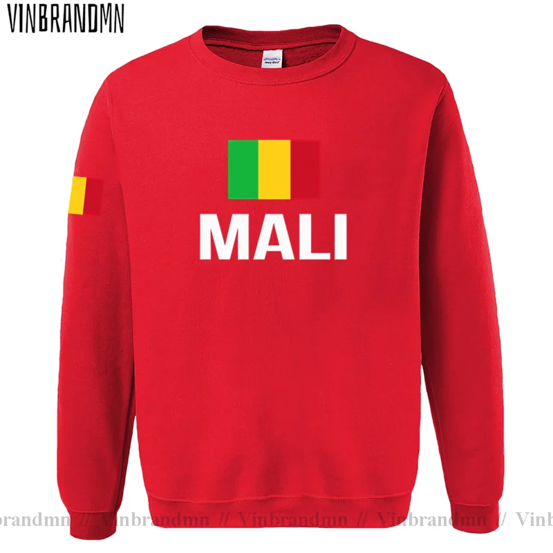 Sudadera con capucha de la República de Mali para hombre, ropa de calle de hip hop, chándal de fútbol nacional, país deportivo, MLI, Malian