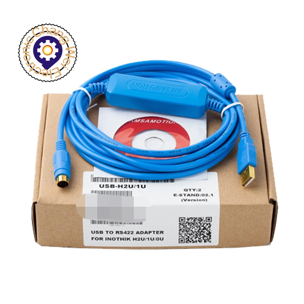 Application of H0U/H1U/H2U series PLC programming Huichuan cable data download line USB-H2U 1U 0U