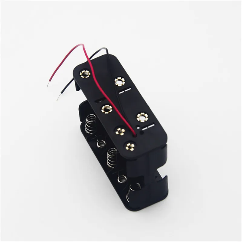 MasterFire 20 قطعة/الوحدة 10X1.5 فولت AA العودة إلى الخلف حامل البطارية البلاستيكية 15 فولت بطاريات صندوق تخزين حالة مزدوجة مع سلك يؤدي