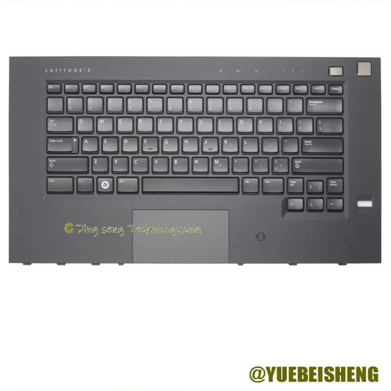 

YUEBEISHENG New/Org for Dell Latitude Z600 Palmrest US keyboard upper cover Touchpad