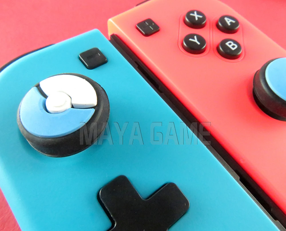 30 Uds. Para Nintendo Switch Lite empuñaduras de pulgar analógicas cubierta de tapa de Joystick de silicona para controlador Switch NS Joy Con JoyCon