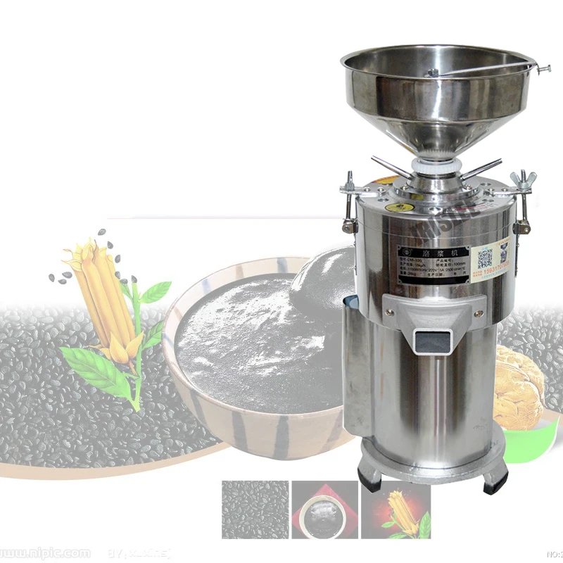 

Vertical Peanut Sauce Grinder Food Processor Multi-functional Catsup Stone Ground Sesame Peanut Sauce Grinding Machine