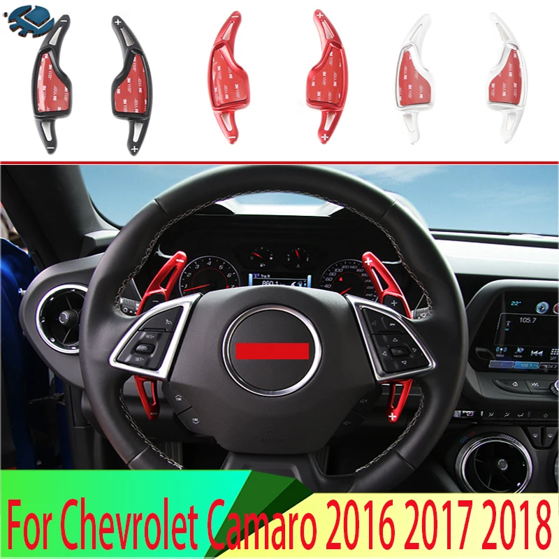 

For Chevrolet Camaro 2016 2017 2018 Aluminum alloy Steering Wheel Shift Paddle Extension