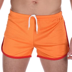 Calções de Natação Homens Praia Verão Shorts dos homens Ginásio Swimsuit Casual Respirável Calças Quick Dry Loose Sportswear Solid Board Curto