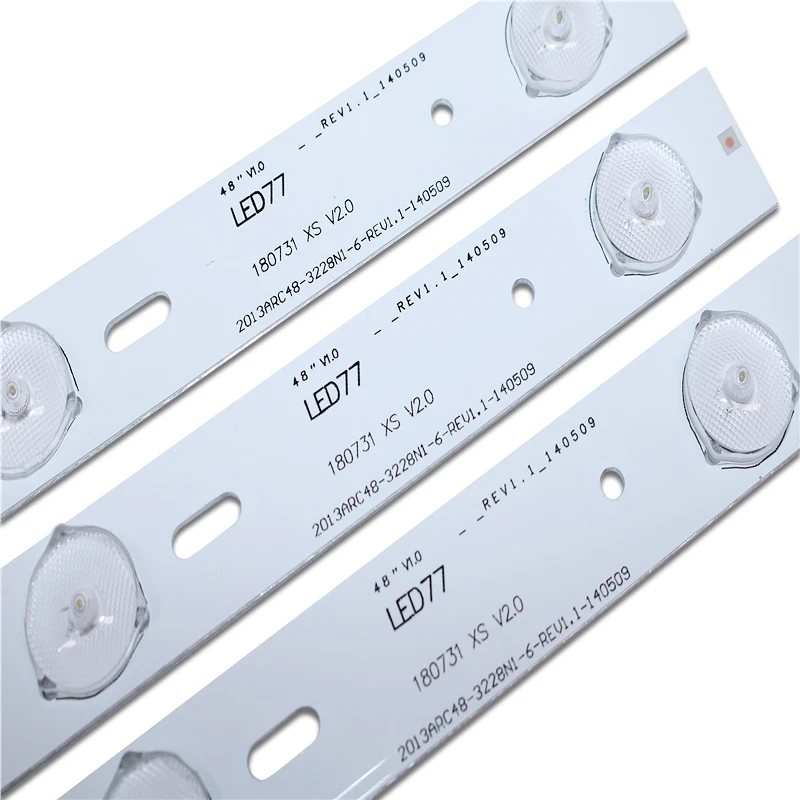 10PCS  48inch LED Backlight bar strip lamp 2013ARC48-3228N1-6-REV1.1  for Samsung LSC480HN05-A48-LB-6436/B4