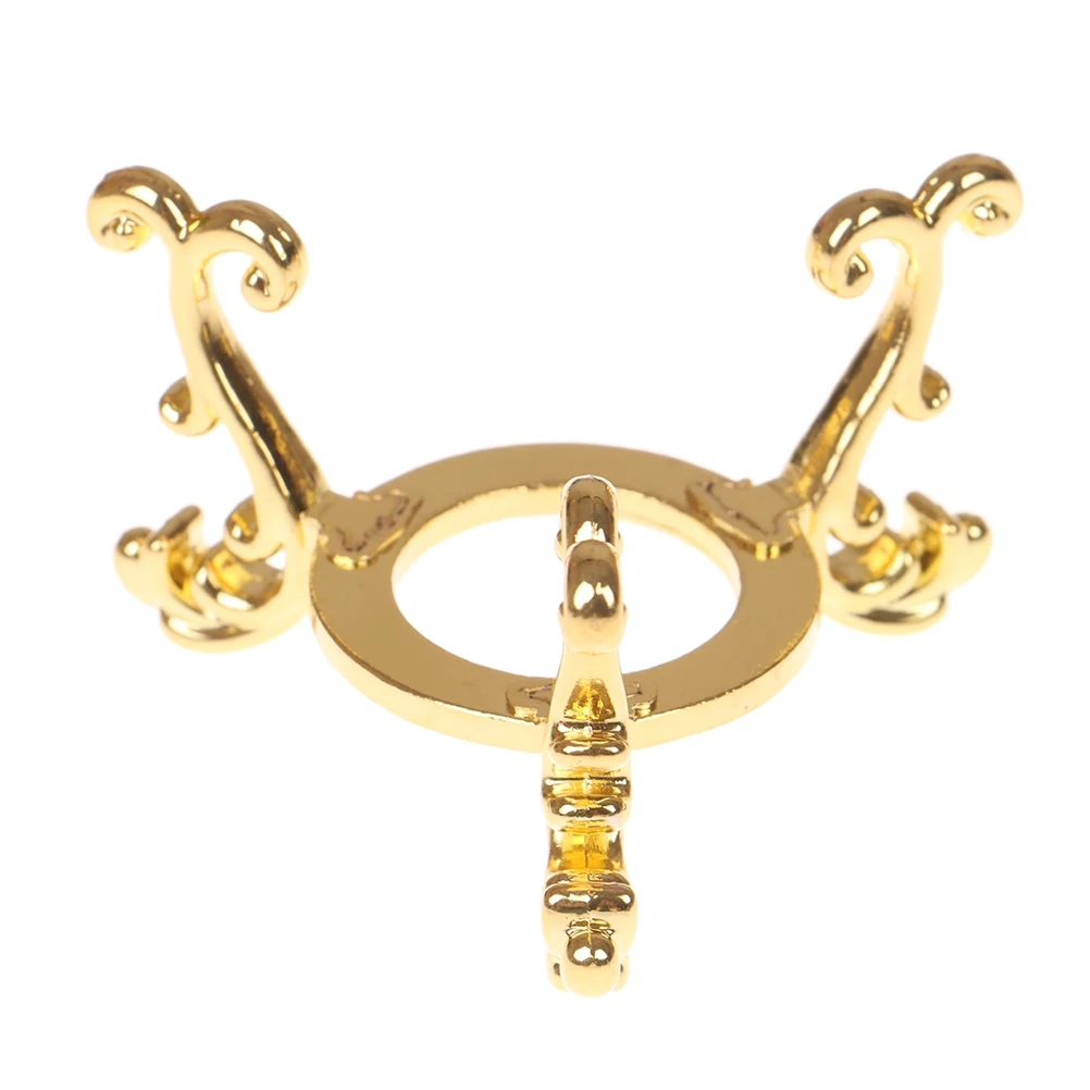 1PC Display placcato in oro pietra preziosa supporto per uova Base supporto per sfera di cristallo supporto per ornamento sfera di cristallo espositore decorativo per palline
