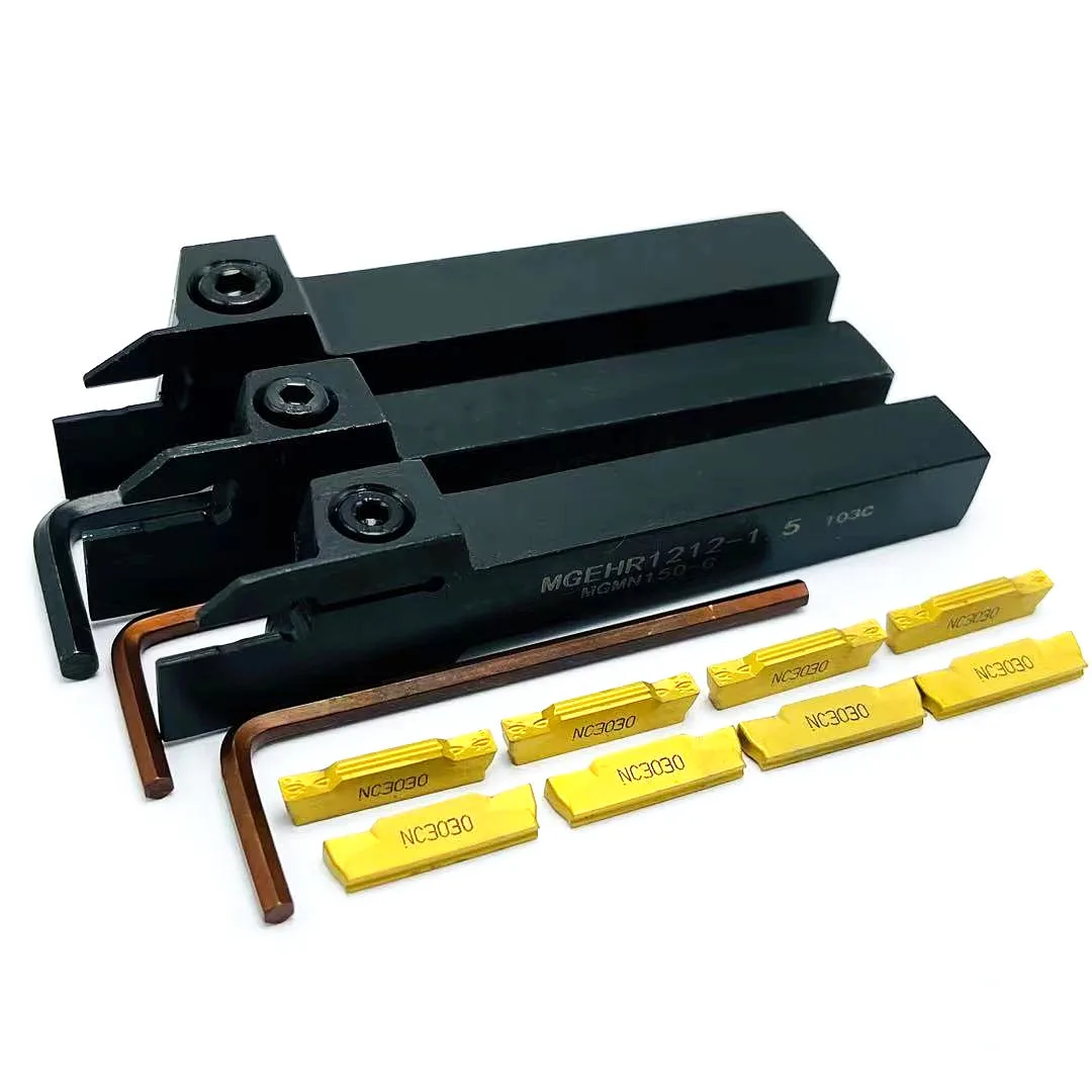 Portautensili per scanalatura MGEHR1010 MGEHR1212 MGEHR1616 MGEHR2020 MGEHR2525 inserti per scanalatura in metallo duro MGMN150 MGMN200 MGMN300 MGMN400