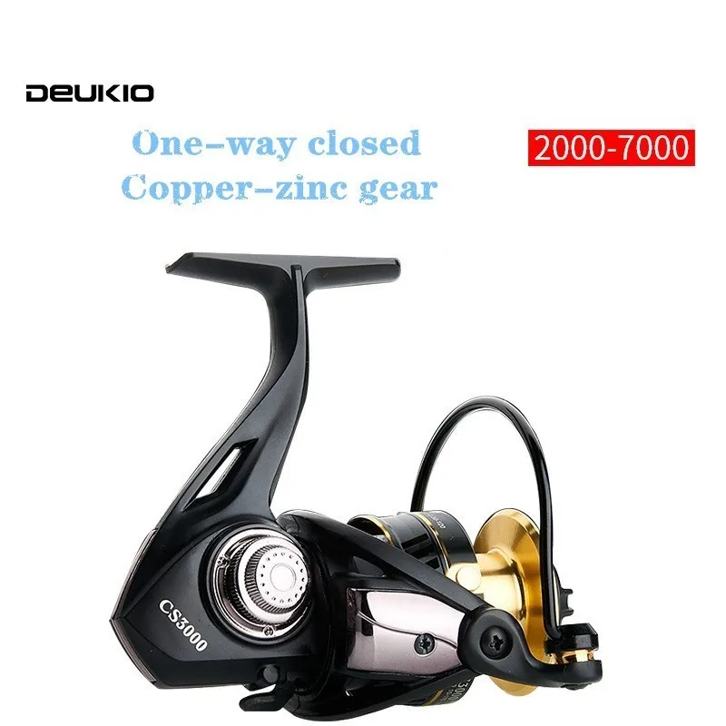 Sealed waterproof Fishing reel Silent bearing Spinning Tools Metal Feeder Rock Surfcast Coil Wheels Carp Saltwater Sea Boat 1000