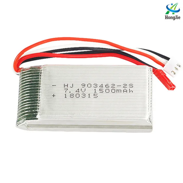 Factory sales 7.4v 1500mah lithium battery Weili v913l959l969l202k959 remote control vehicle battery aircraft model toy high cap