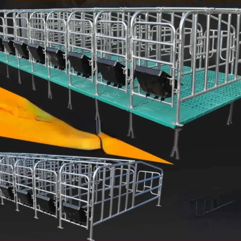 

TT Sow Anchor Bar Limit Bar Floor Type with Leakage Dung Plate High Bed Limit Bar Thickened Hot Dip Galvanized Pig Sow Position