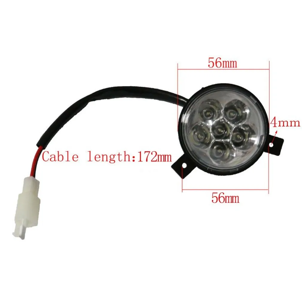 2xLED Headlight Head Light 1.5W 12v-48v for Taotao ATA110D ATA110D1 ATA125D ATA135D ATA125 110CC 125CC 150cc Go kart ATV Quad