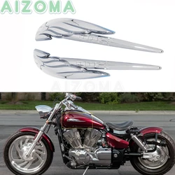 For Honda VTX 1300  Chrome Motorcycle Gas Tank Fairing Sticker Oil Fuel Tank Emblem Badge Decoration Decal  for Honda VTX1300