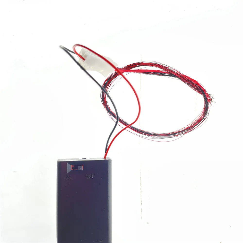 20 stücke 0402 3 v Led-Licht Mit Schalter SMD Blinkende Modell Zug HO N OO Skala Vorgelötet micro Litz Wired LED Für Diy Modell – Detail 5