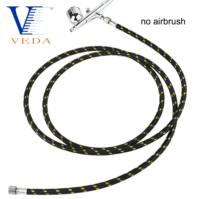 Airbrush 6 Foot Nylon Braided Airbrush Hose with Standard 1/8\