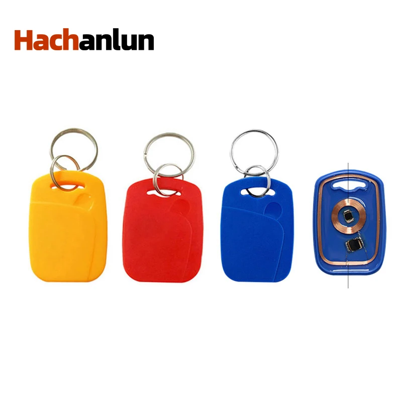 

IC ID Frequency RFID T5577 Keyfob 125KHZ EM4305 Rewritable Composite Key Dual Chip 13.56MHZ UID Tag 50 /100pcs