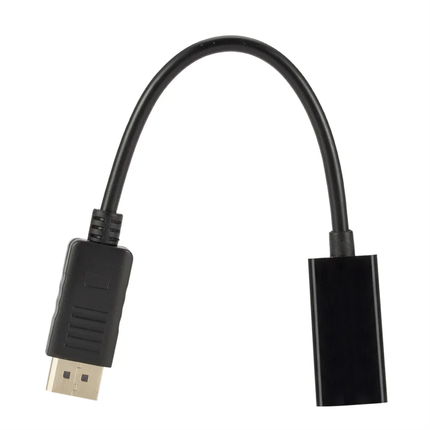 DP إلى HDMI-متوافق مهائي كابلات ذكر إلى أنثى ل HP/DELL الكمبيوتر المحمول عرض منفذ إلى 1080P HDMI-com' مهائي كابلات محول