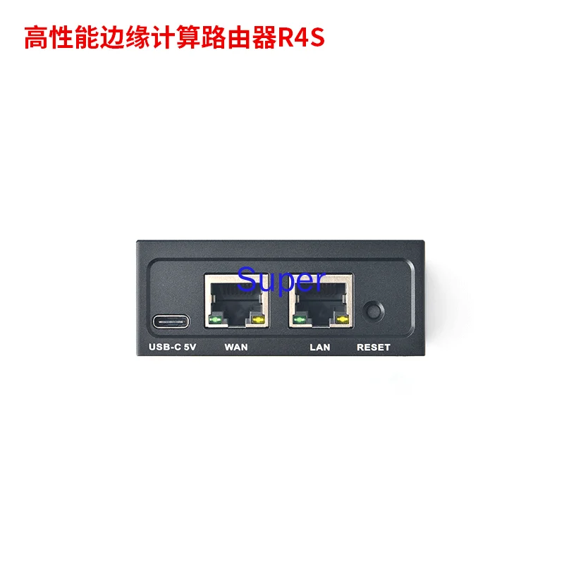 مجلس التنمية NanoPi R4S جهاز توجيه صغير 4GB كامل المعادن باستخدام الحاسب الآلي قذيفة RK3399 المزدوج جيجابت إيثرنت ماك