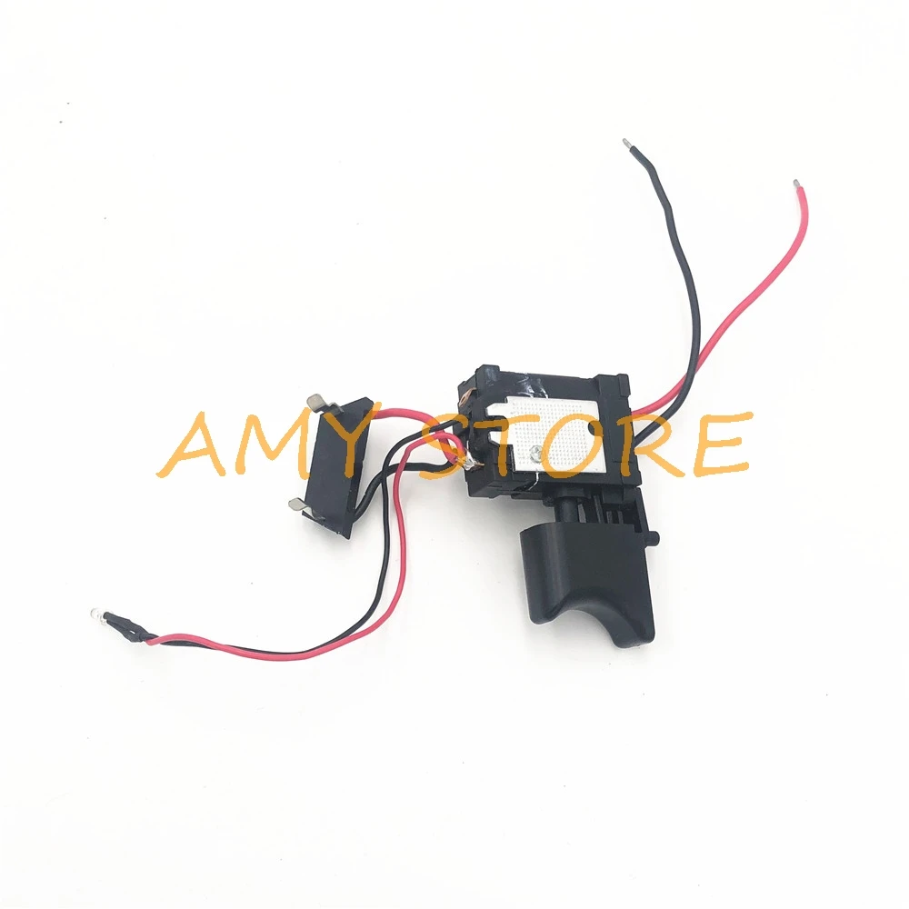 7.2V-24V 16A for Lithium Battery Cordless Drill Switch Speed Control Electric Drill Trigger Switch with Small Light