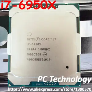 Intel Core I7-6950X CPU 14 nm 10-Cores 20-Threads 3.0GHz 25MB 140W  Processor I7 6950X LGA2011-3 - AliExpress 7