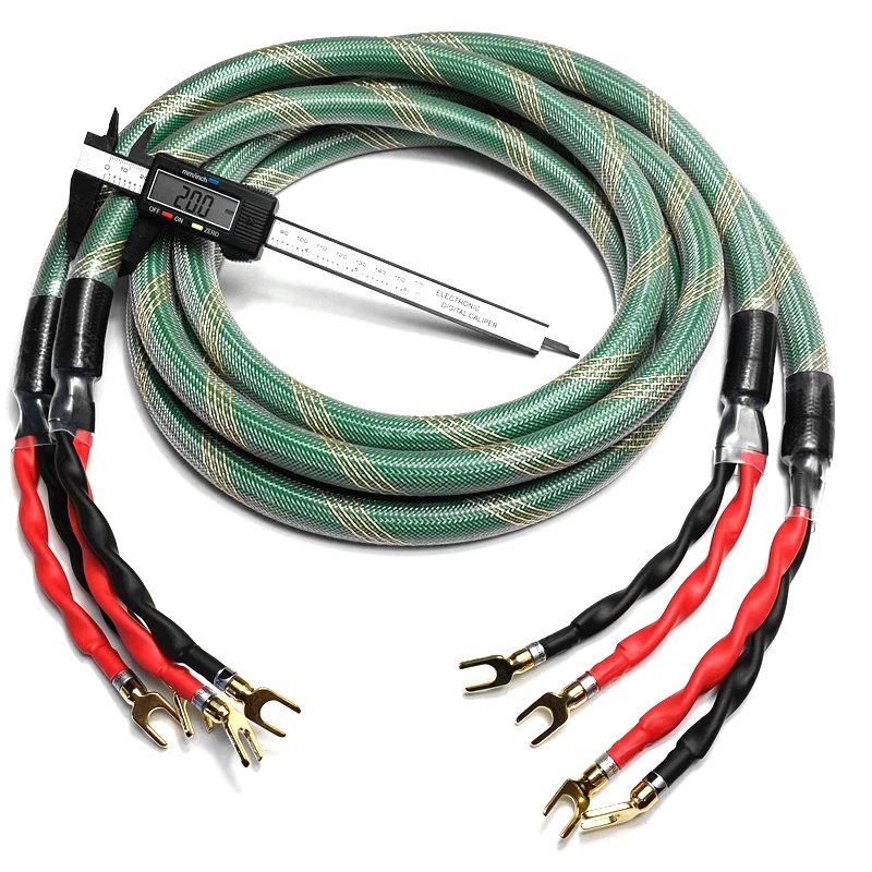 

Акустический кабель Mcintosh 4N, посеребренная медь, двухпроводная лопатка для Hi-Fi-аудиолинии типа «банан»