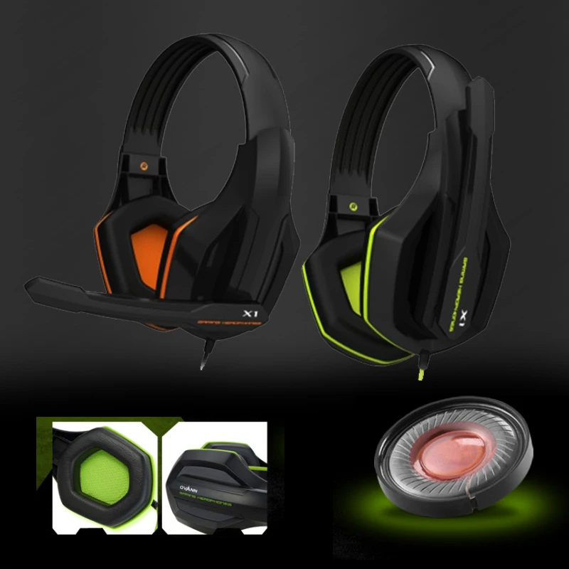 Профессиональные геймерские наушники с супер басами, накладные игровые компьютерные наушники с микрофоном, проводные стереонаушники для ПК, PS4, Xbox