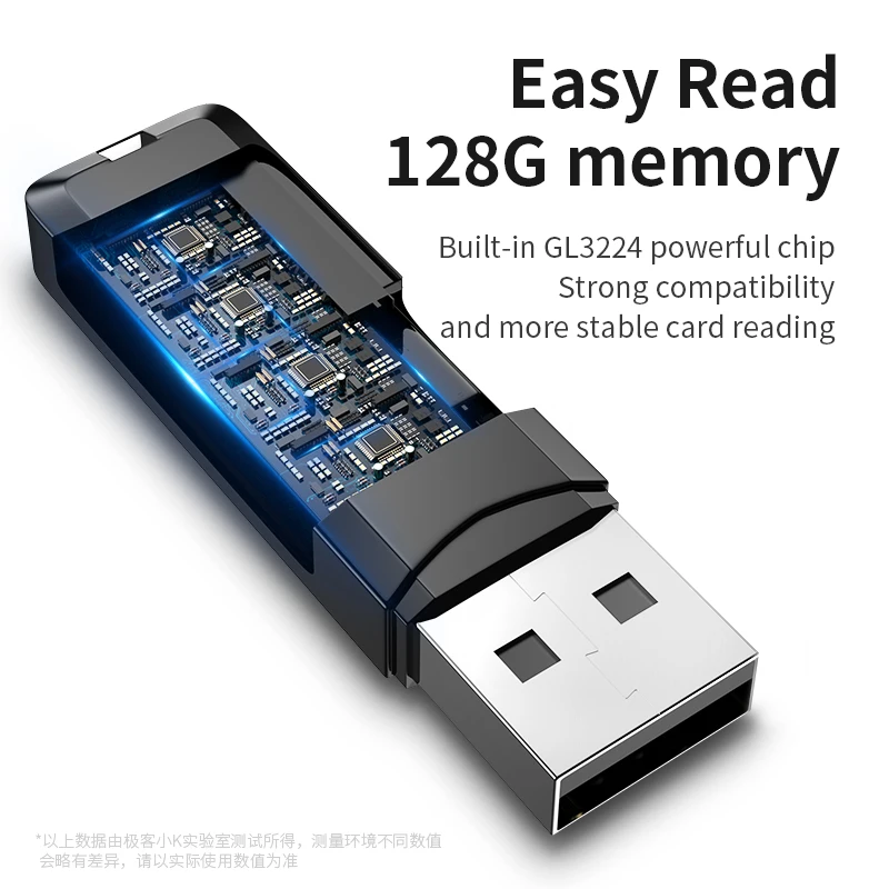 قارئ بطاقات SD محمول USB 3.0 ثنائي الفتحة بطاقة ذاكرة فلاش محول محور ل TF مايكرو SD ل ماك ويندوز لينكس كروم الكمبيوتر المحمول