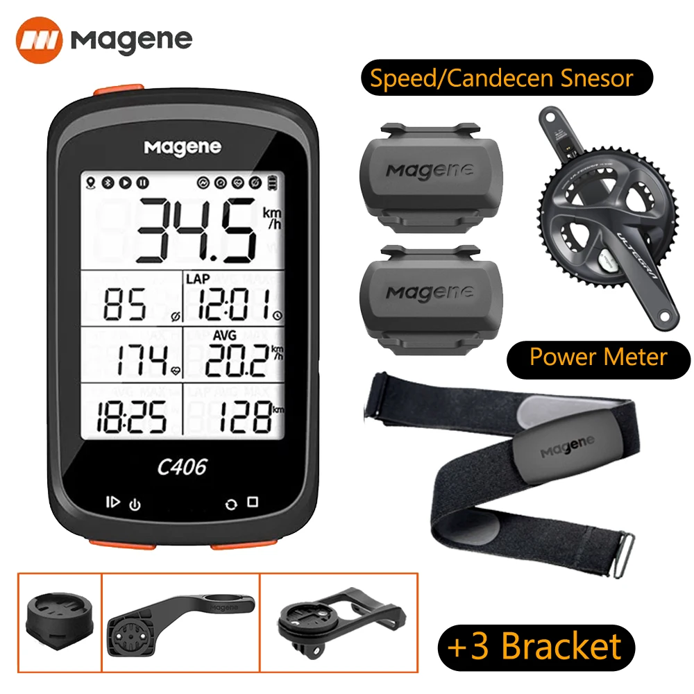 

Magene C406 Bike GPS Computer MTB Road Cycle Smart Wireless Waterproof Cyclocomputer Garmin Bicycle Accessories For Bryton Wahoo