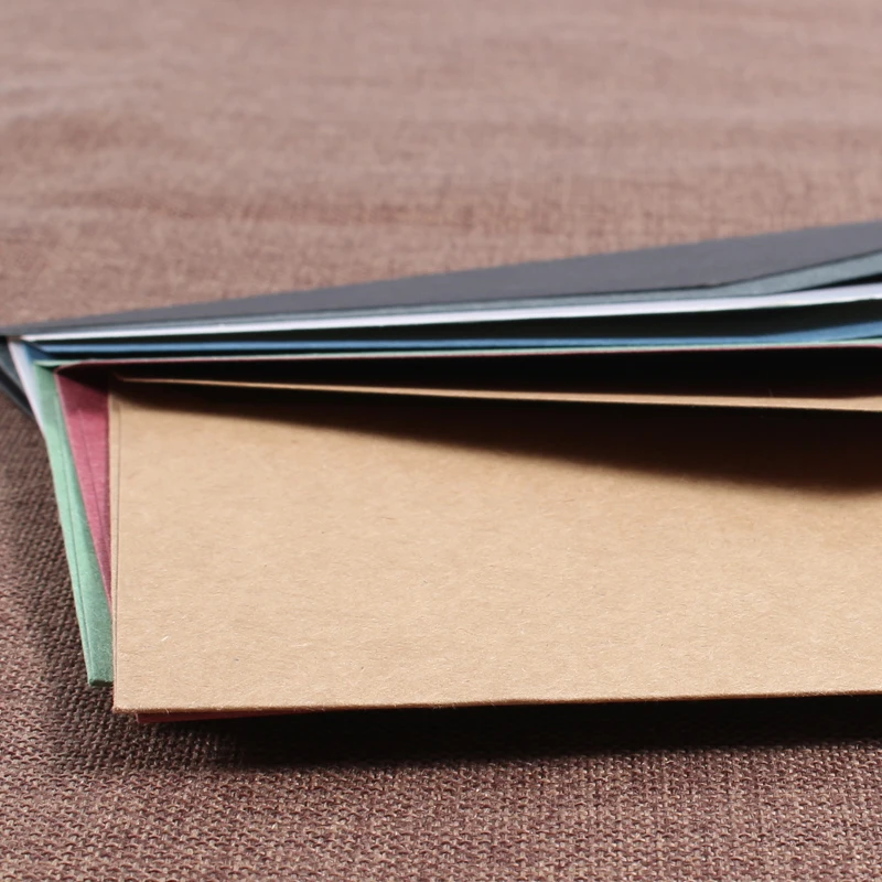 Envelopes de papel kraft vintage, Envelopes europeus estilo Envelopes para cartas cartão postal, convites de casamento, carta mailer, 5pcs por lote