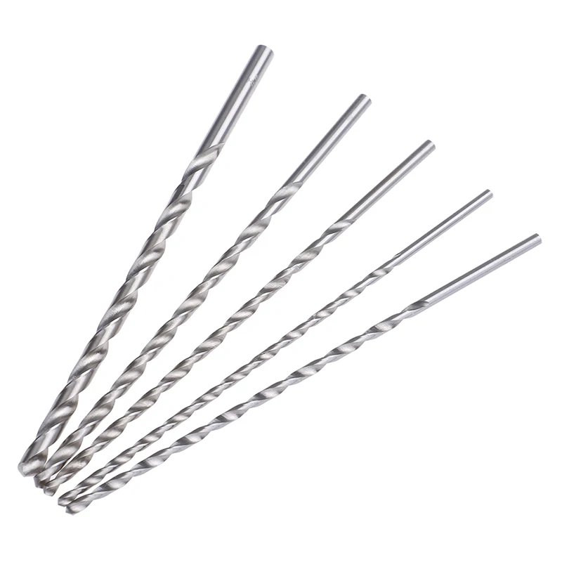 Broca helicoidal HSS de 4-8mm, broca extralarga de 200mm, vástago recto para herramientas eléctricas de plástico y Metal, herramienta de perforación de Metal y madera, 1 ud.