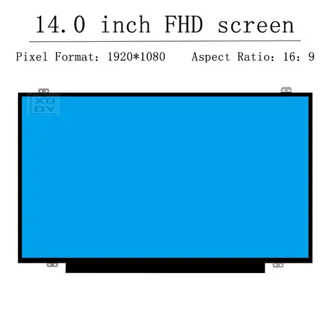 14" Slim LED matrix For HP probook 440 G3/440 G4/440 G5/446 G3/640 G2 G1 laptop lcd screen panel 1920*1080 30 pins EDP Non Touch