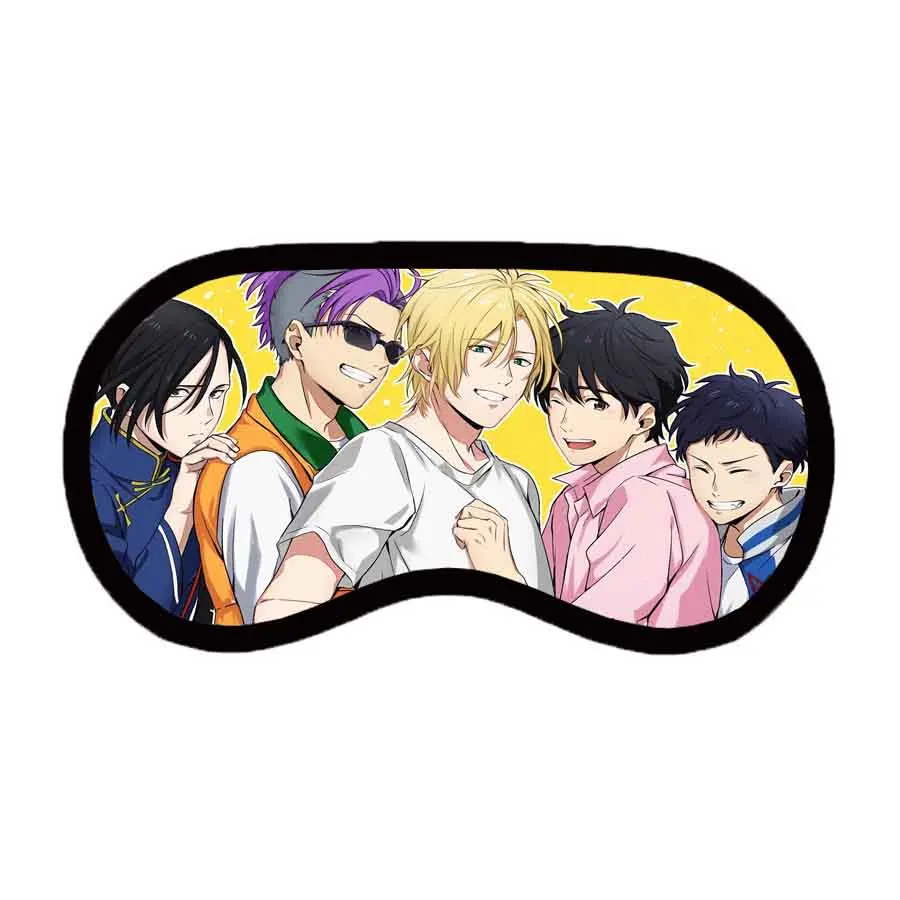 Anime Banaan Vis Oogmasker Cartoon Slaap Blinddoek Adult Ogen Masker Slaapmasker Tieners Eye Slaapmasker Blindfold Eye Cover