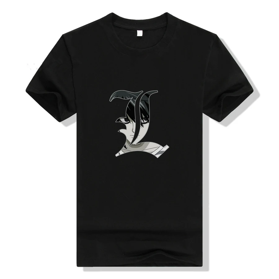 Death Note T Shirt Cosplay women printed cotton T-shirt Short Sleeve Summer Casual Tee Tops Woman T-shirts