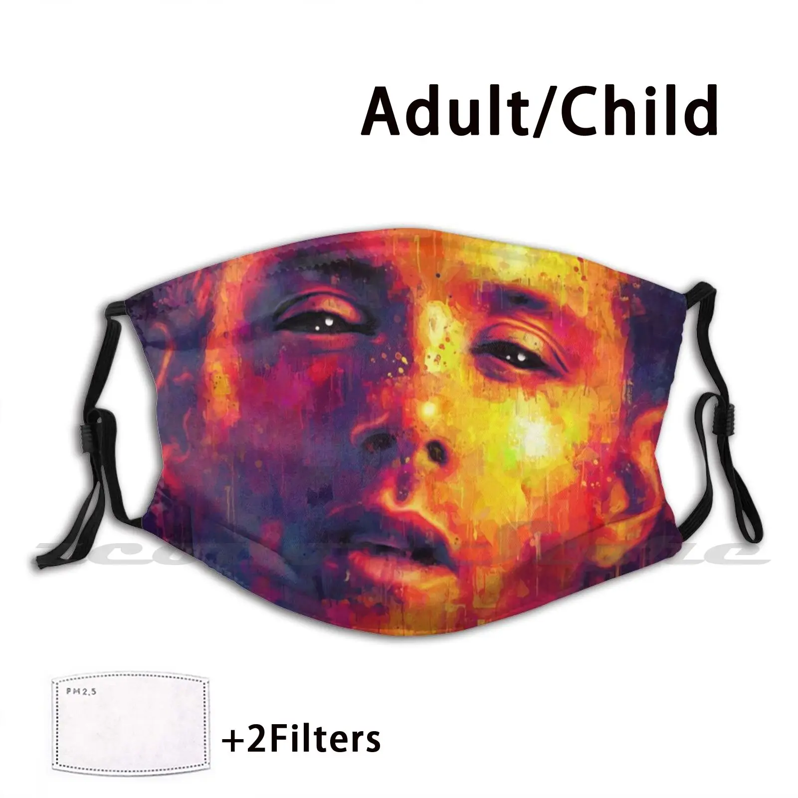 Washable Trending Customized Pm2.5 Filter Mask Dean Winchester Demon Dean Jensen Ackles Portrait