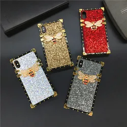 Luxury Glitter Cover Diamond Bee Phone Case for Xiaomi Redmi Note 13 PRO Note 11 PRO Note 12 13C 8 9 9A 9C 10 10A 10C 12C