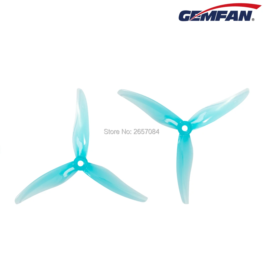 2Pairs/4pcs GEMFAN Hurricane 51477 5.1inch 3-Blade Freestyle Propeller for RC FPV Racing 5inch 4S 6S Drones Nazgu5 LAL5