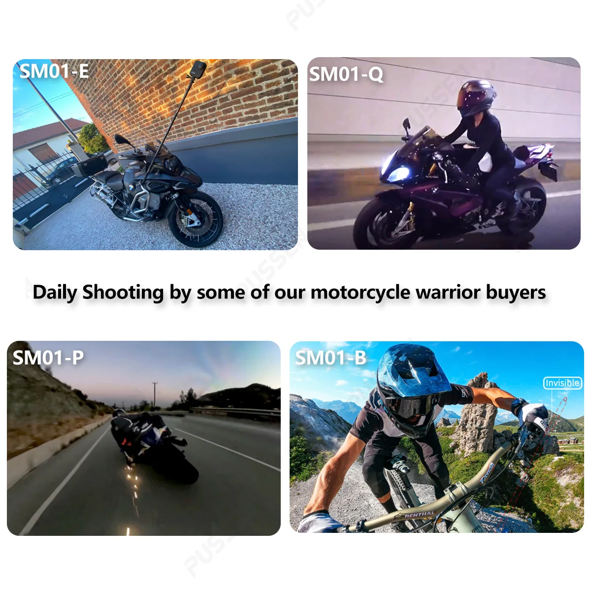 CamSteer Motorcycle Bike Insta360 X3 Camera Holder Handlebar Bracket Stand for Insta 360 One X2 Rs GoPro 11 10 Camera Accessory