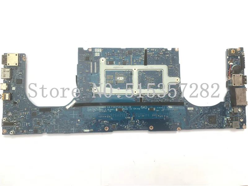 FOR DELL XPS 15 9570 CN-0PJWNT 0PJWNT PJWNT Laptop Motherboard SRCKN i9-8950HK CPU GTX1050 with LA-F541P 100%