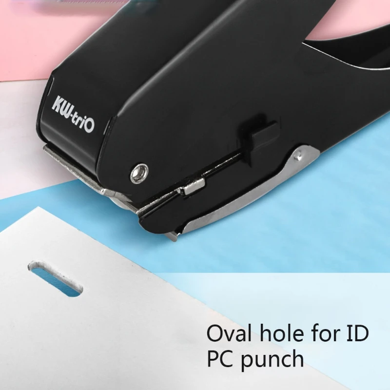 Y9RF متعددة الوظائف ثقب واحد لكمة البيضاوي ثقب الناخس ورقة قدرة 10 ورقة مع تحديد المواقع حاكم القصاصات صندوق تخزين