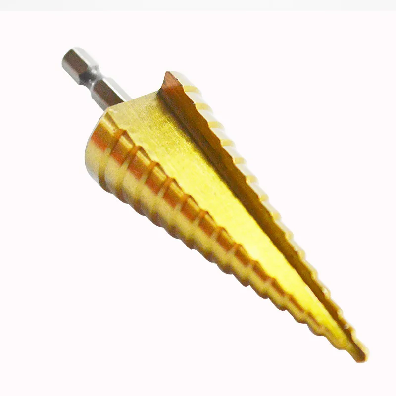 Pagoda drill bit straight flute spiral ladder tower step reamer stainless steel iron aluminum plate metal drill bit