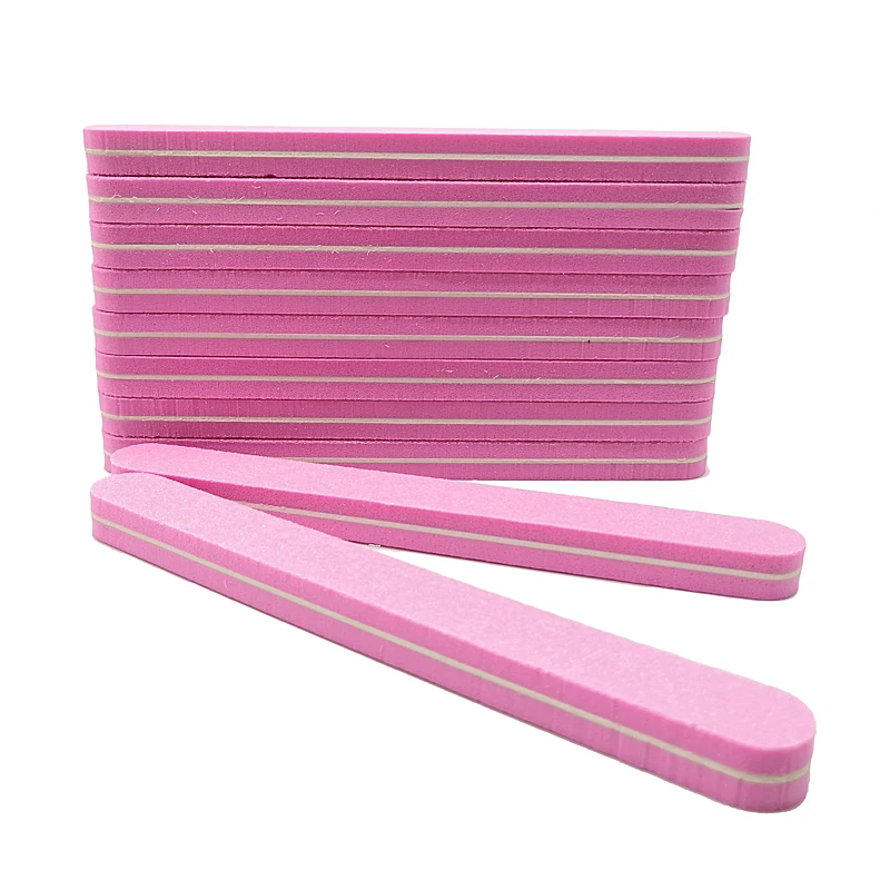 10 Pcs Art Sanding Buffers Files Nail Sunshine 100/180 Colorful Washable Nail File Blocks Grinding Polishing Manicure Care Tools