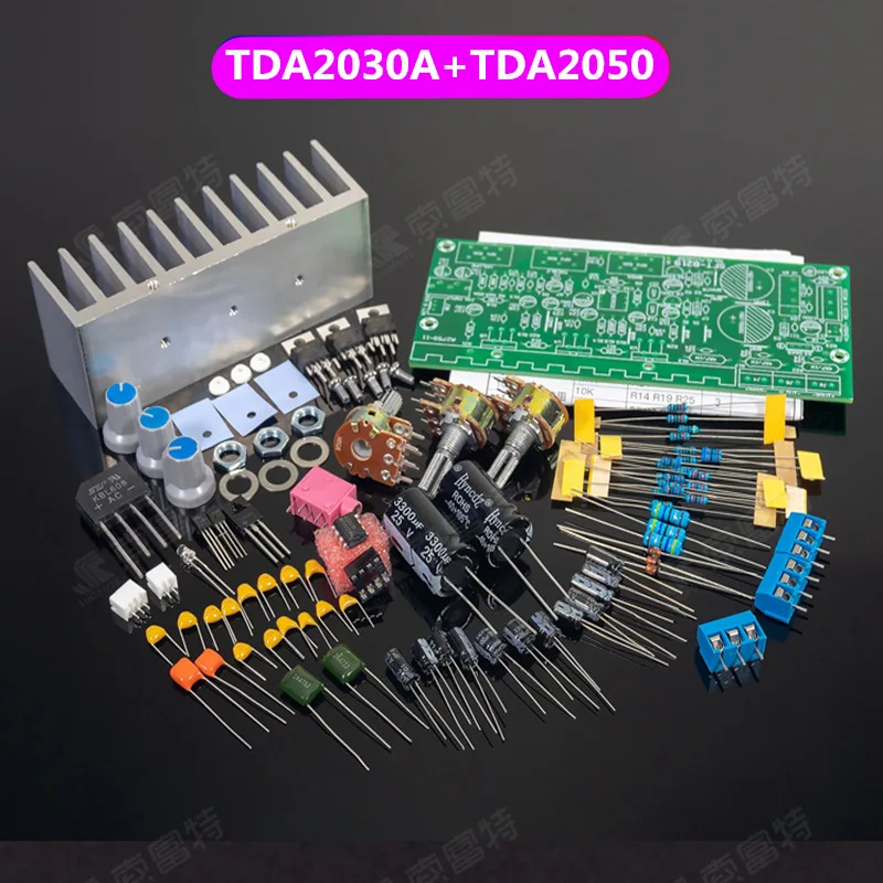 

TDA2030A+TDA2050 Music Power Amplifier Circuit Board 2.1 Stereo Subwoofer Audio Sound DIY Assembly Kits