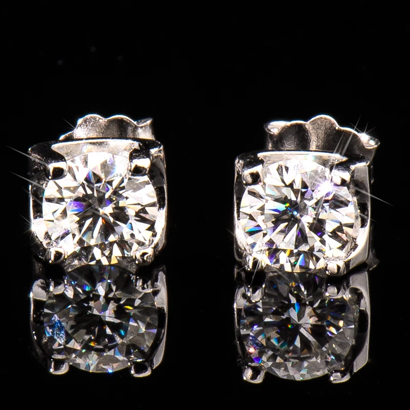 

moissanite earrings fashion wedding official store earrings for women earrings silver 925 gifts for women stud earrings