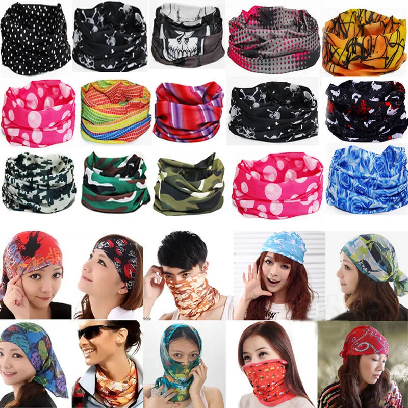 Cycling Riding Face Mask Cover Sun Proof Bicycle Bike Scarf Neckerchief Outdoor Sports Hiking Camping Headband